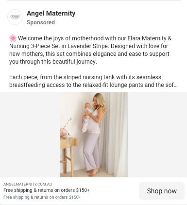 Angel Maternity Ad 1